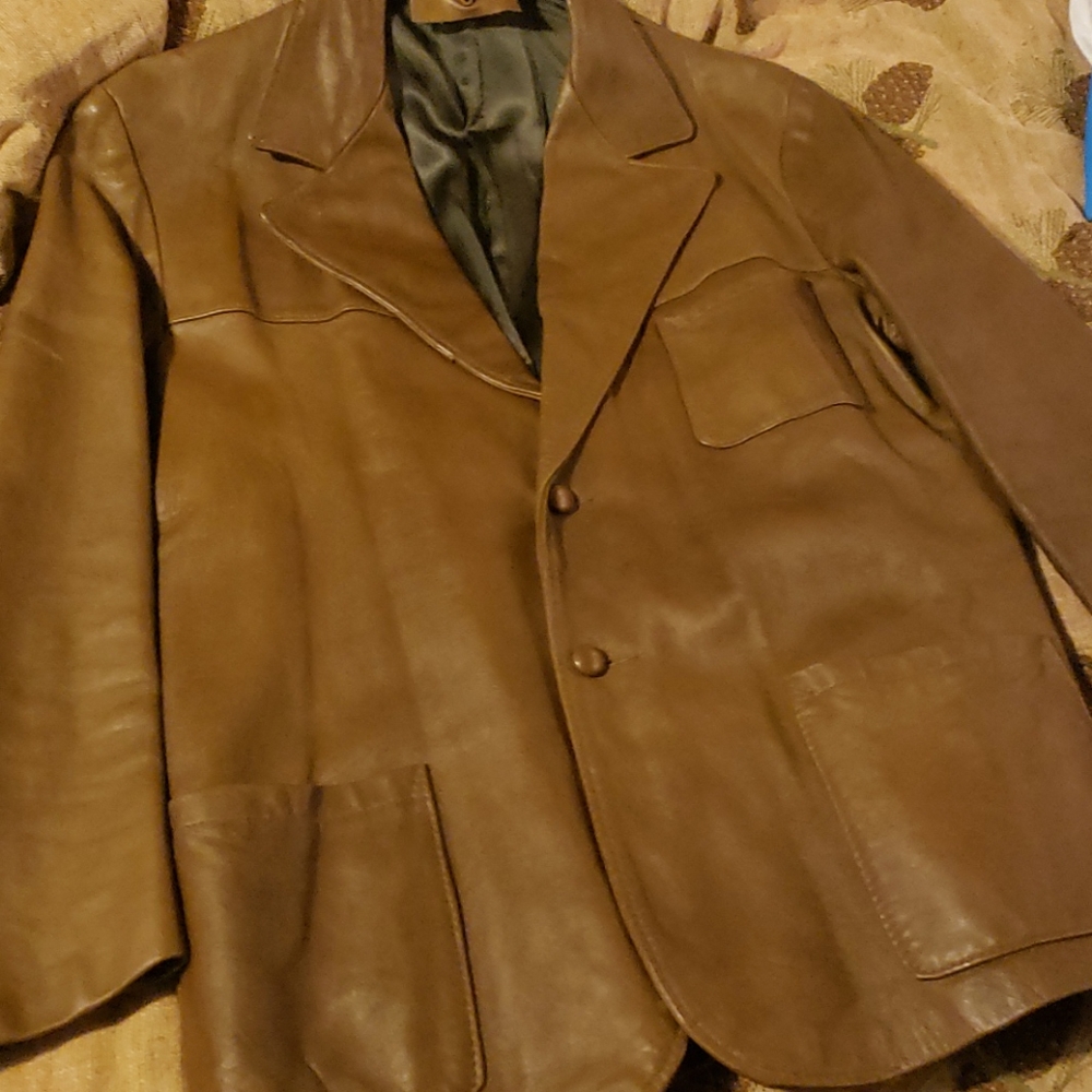Leather Blazer